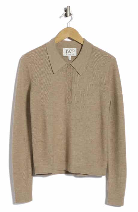 Jorden Thermal Cashmere Polo Sweater