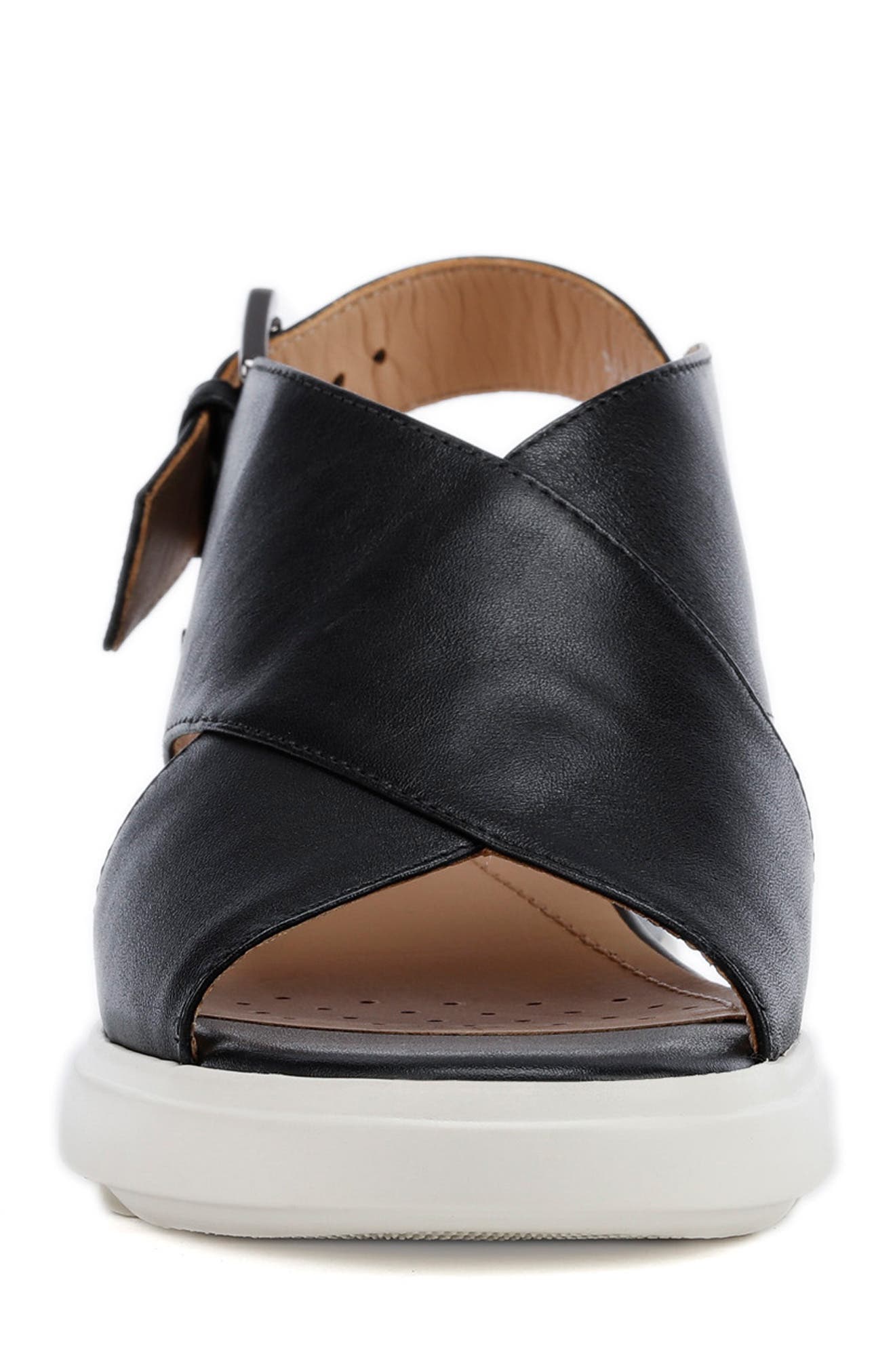 Geox Pisa Wedge Sandal, Alternate, color, 