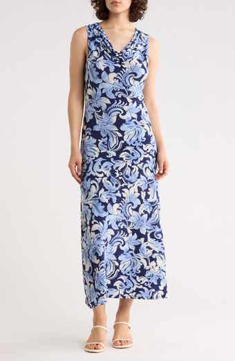 WEST K Sleeveless Cowl Neck Midi Dress