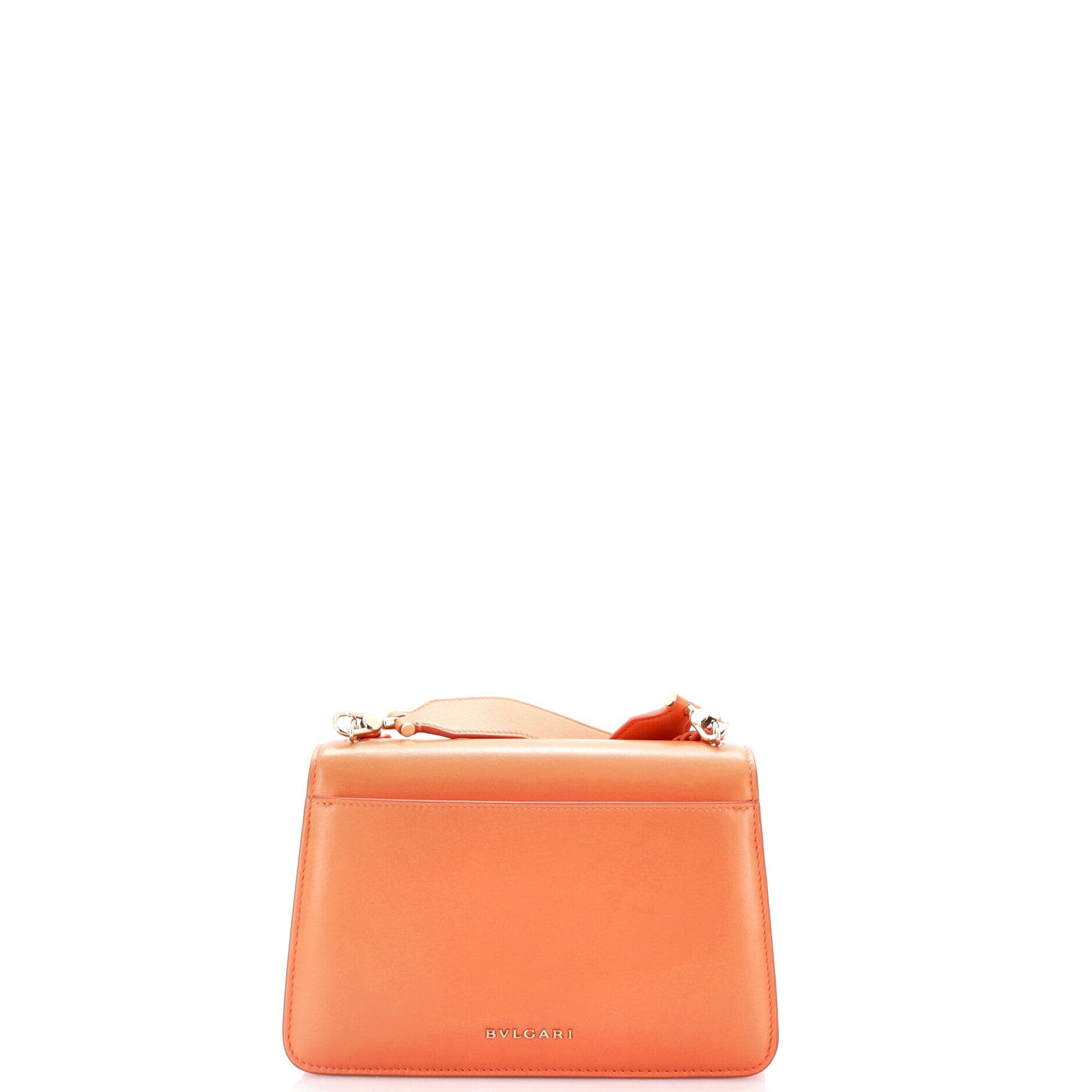 Serpenti Forever Maxi Chain Crossbody Bag Leather Small, Alternate, color, Orange