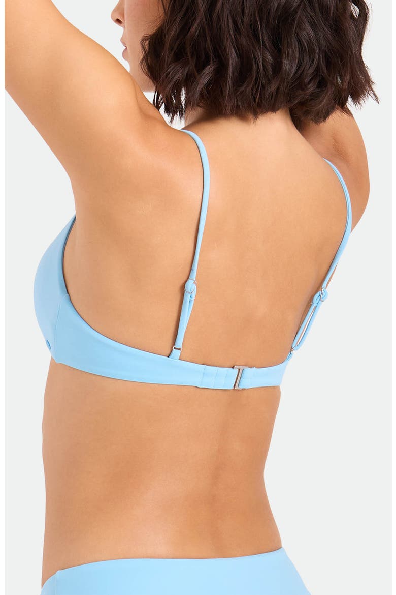 Simply Seamless Bralette Bikini Top, Alternate, color, CLOUD BLUE
