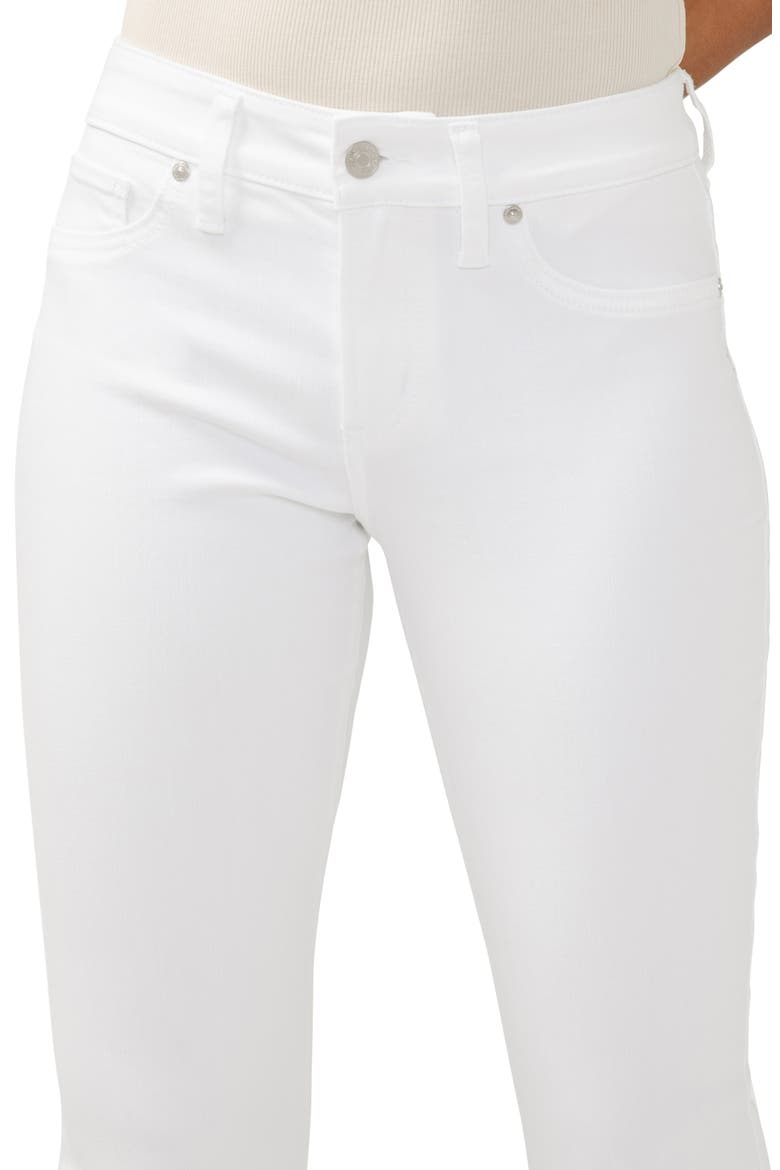 Suki Curvy Mid Rise Kick Flare Jeans, Alternate, color, WHITE