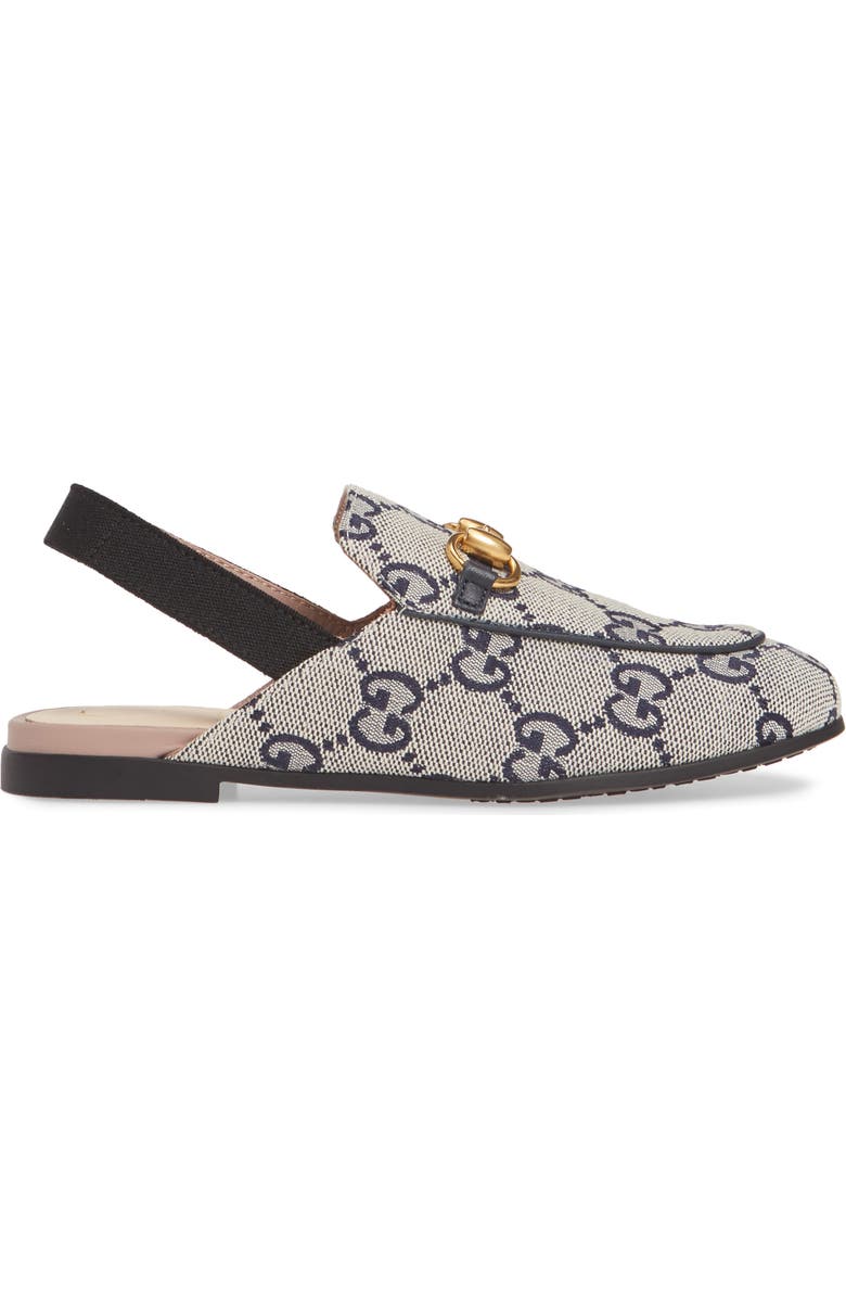 Gucci Princetown GG Supreme Loafer Mule, Alternate, color,