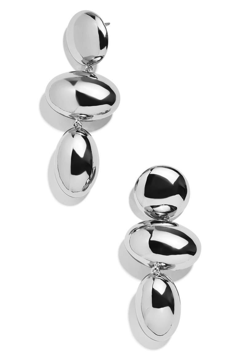Mira Statement Earrings, Main, color, SILVER