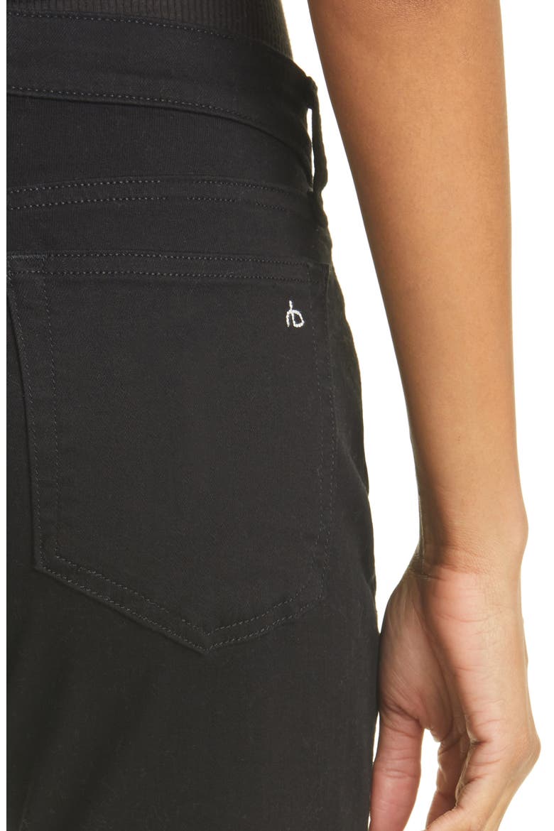 Dre Low Rise Slim Boyfriend Jeans, Alternate, color, BLACK