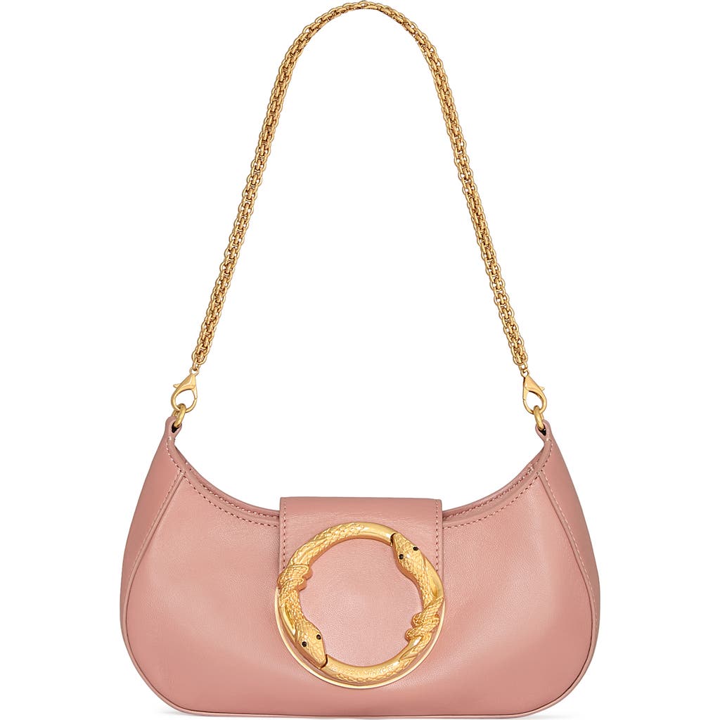 Rebecca Minkoff Snake Ring Leather Shoulder Bag In Romance