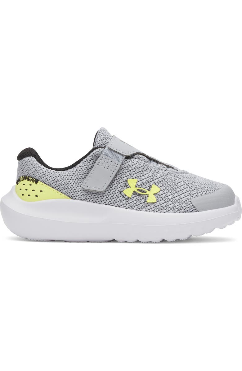 Under Armour Kids' Surge 4 Sneaker, Alternate, color, Mod Gray