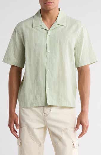 PacSun Oversize Pointelle Camp Shirt