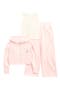 Kids' Dahlia Scuba Sleeveless Top, Full Zip Hoodie & Flare Leggings Set