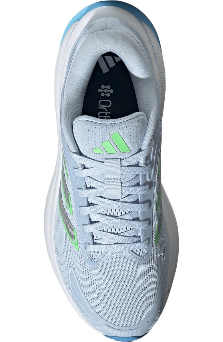 adidas Response 2 Running Shoe, Alternate, color, Crystal Sky/ Silver/ Lime