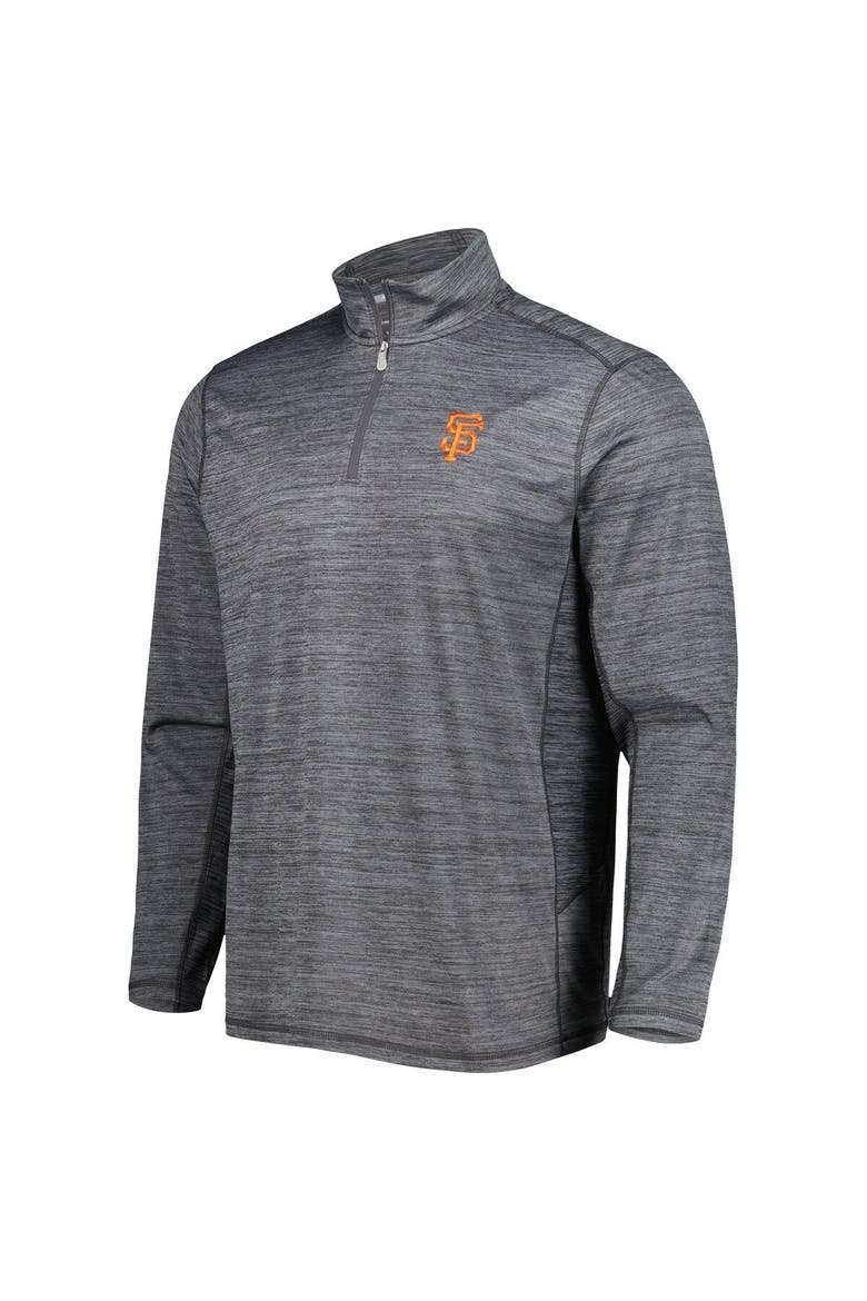 Men's Tommy Bahama Gray San Francisco Giants Delray IslandZone Half-Zip Top, Alternate, color, Gray