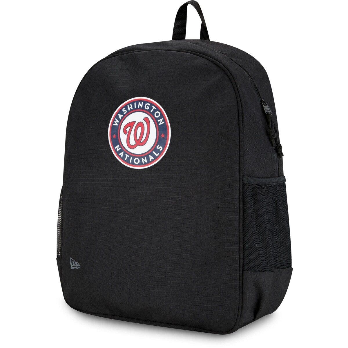 New Era Washington Nationals Trend Backpack, Main, color, Black
