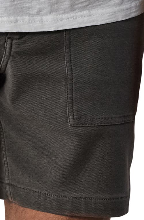 The Normal Brand Comfort Terry Utility Shorts In Black