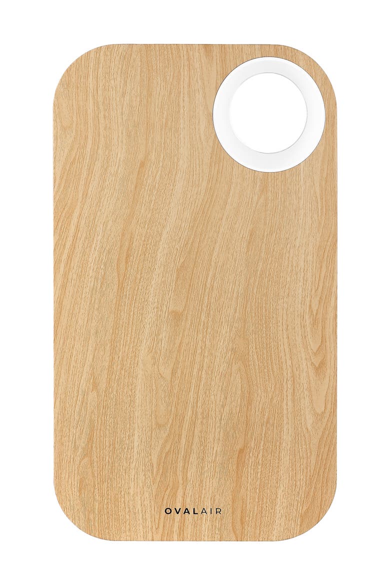 Custom Air Purifier Face Cover, Alternate, color, Aspen Pale Oak