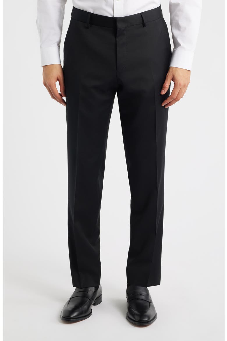 Huge Solid Wool Suit, Alternate, color, BLACK