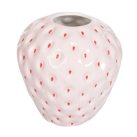 Ceramic Strawberry Vase for Home Decor Spring Decorative Vases Perfect for Fresh Flowers and Stylish Accents