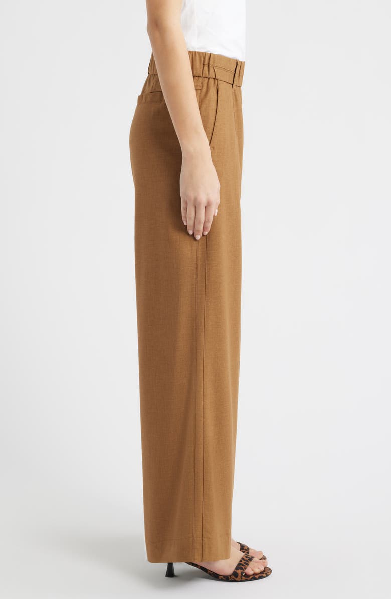 Wit & Wisdom Skyrise Side Seam Straight Leg Pants, Alternate, color, Butter Toffee