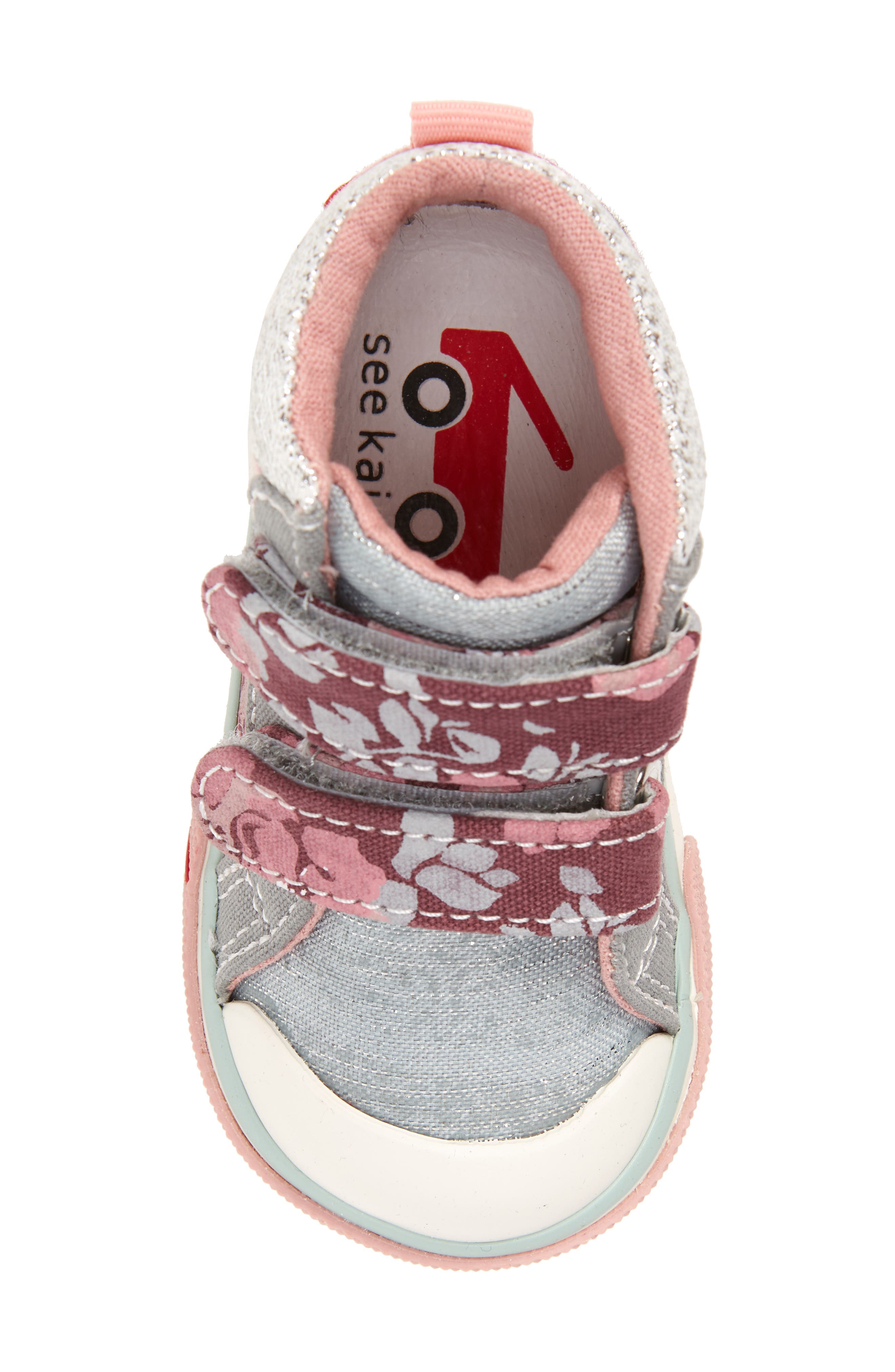 Kya Sneaker, Alternate, color, MINT FLORAL