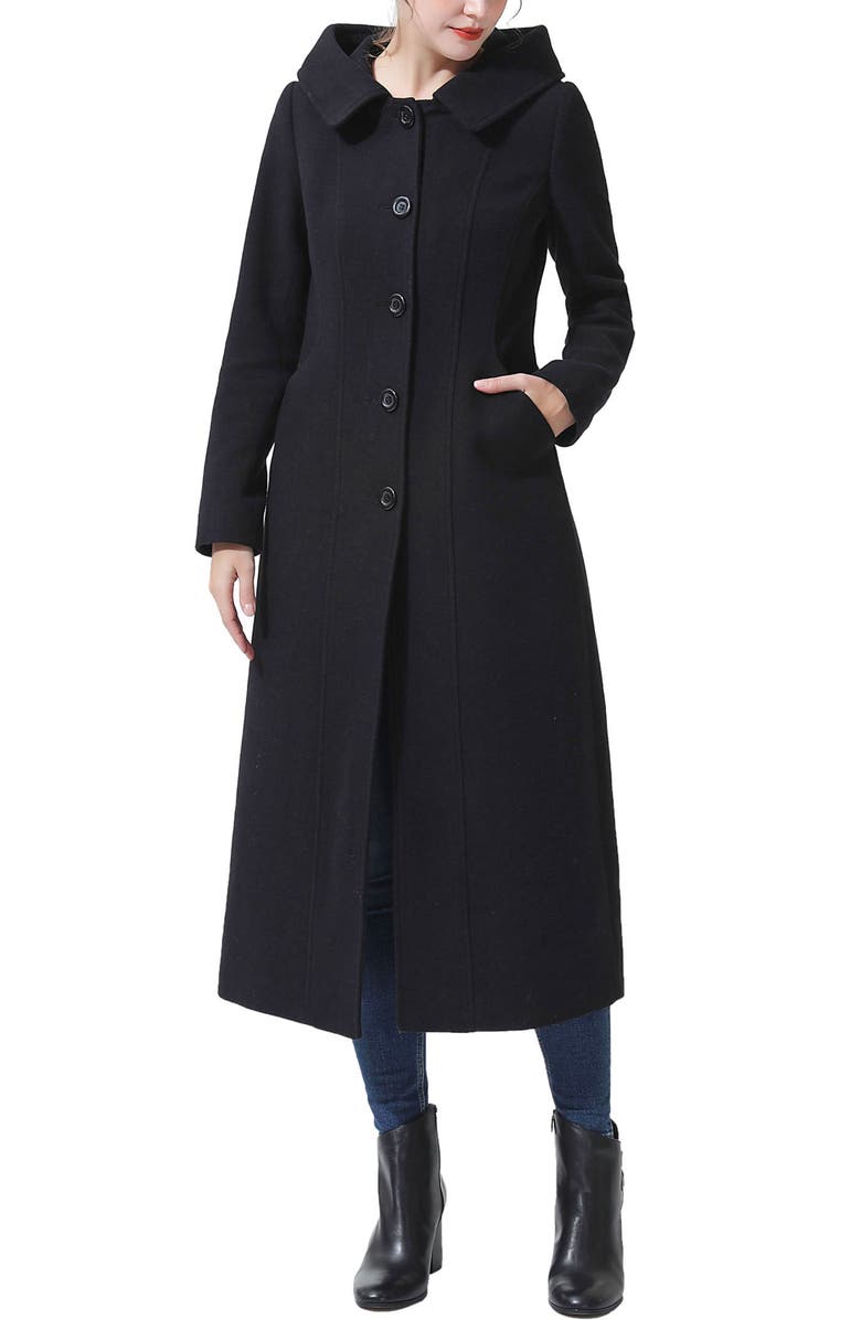 Kimi & Kai Women's Kassidy Wool Coat, Main, color, Black