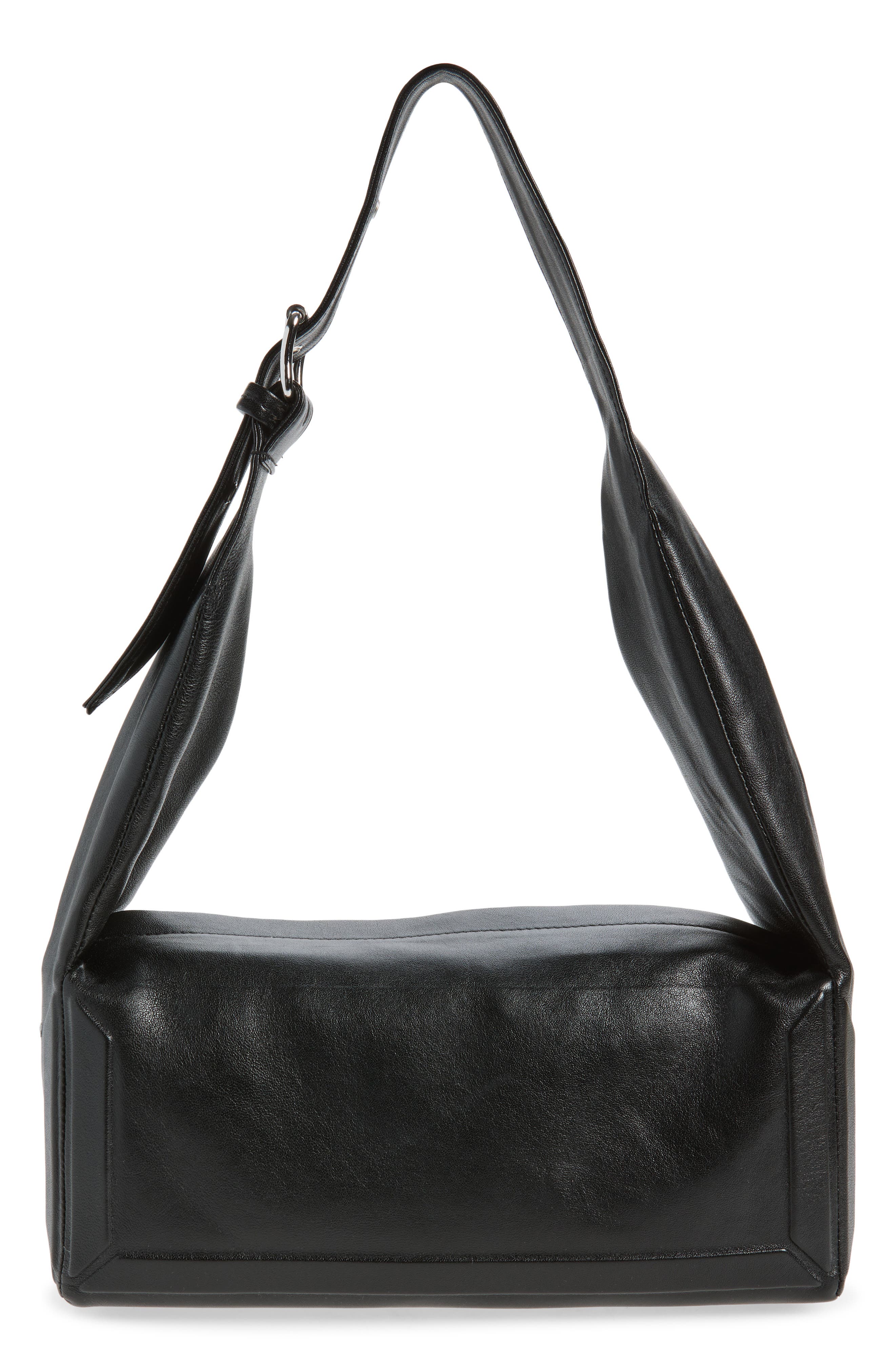 Medium East/West Box Bag, Alternate, color, BLACK