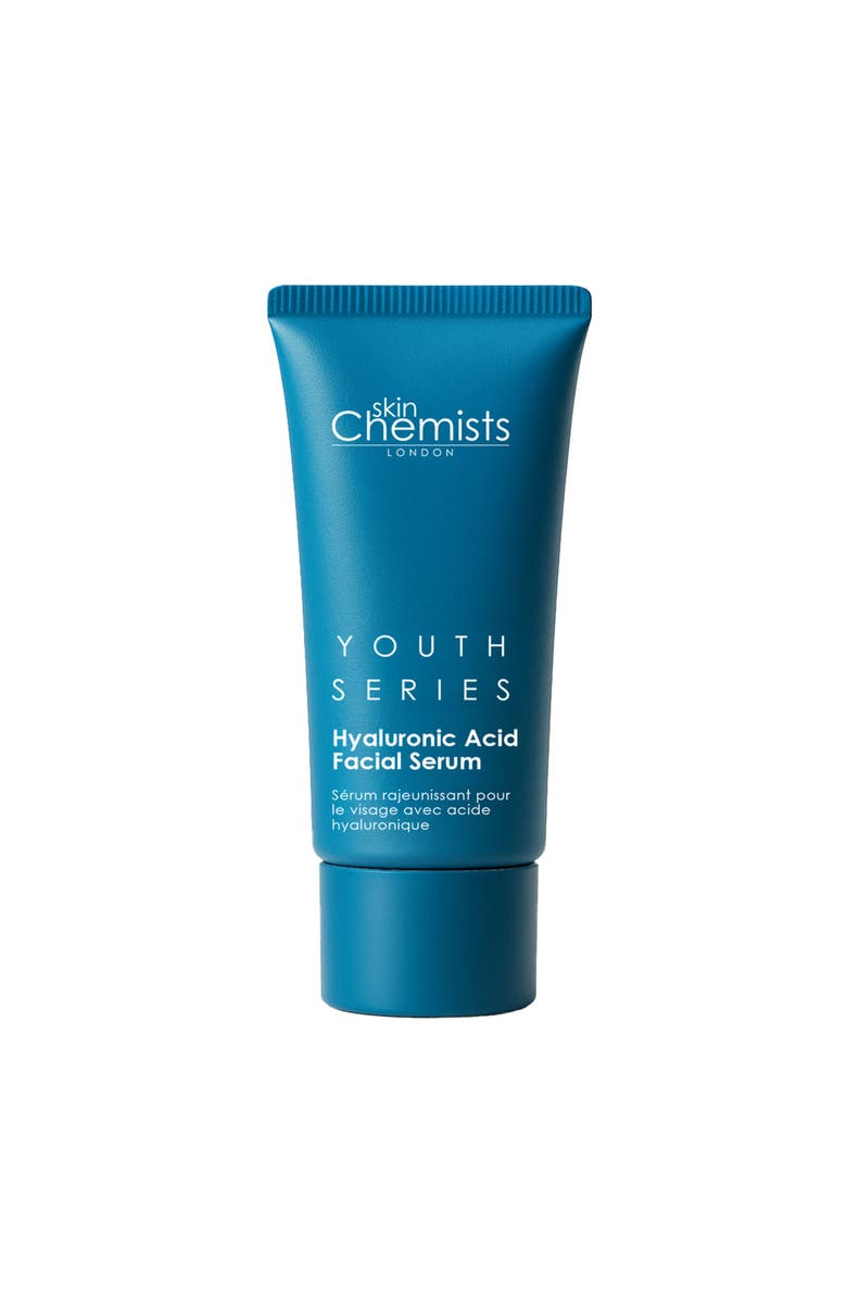 SKINCHEMISTS Anti-Ageing Hyaluronic Acid Advanced Facial Serum 30ml for Dryness, Fine Lines & Wrinkles, Main, color, White
