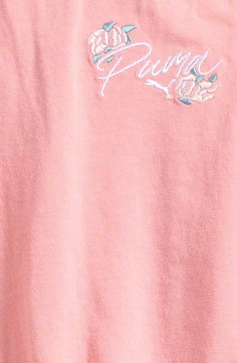 PUMA Kids' Floral Romper, Alternate, color, Rose Pink