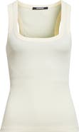 Jacquemus Cotton Rib Tank
