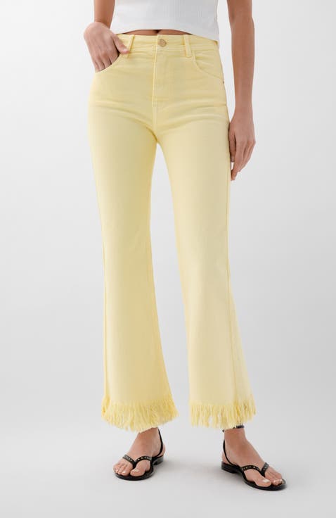 Rivet Color Denim Pant