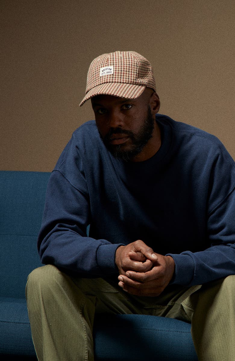 Brixton Woodburn Netplus<sup>®</sup> Baseball Cap, Alternate, color, Tigers Eye/ Brown Houndstooth