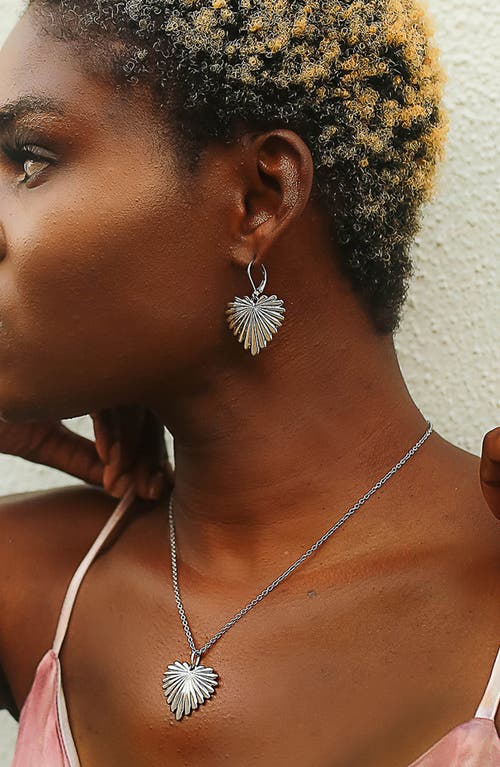 Rebl Gender Inclusive Leaf Pendant Necklace