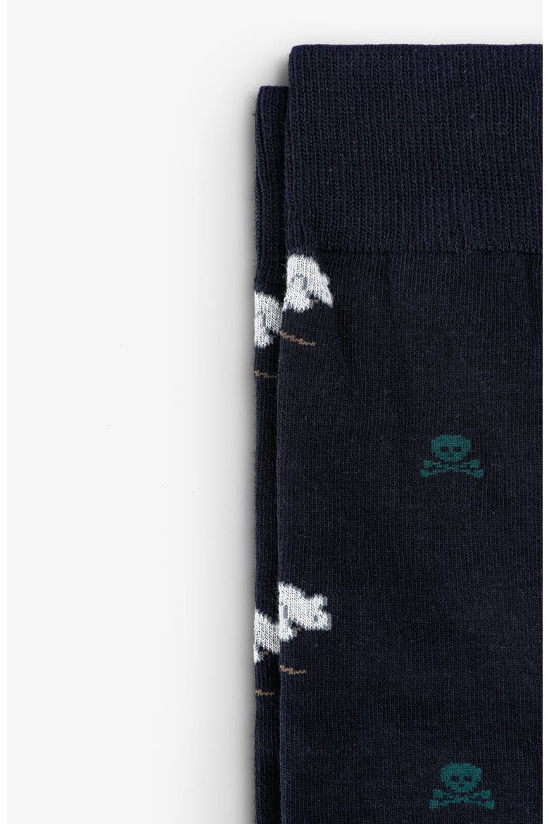 Bear Funny L Socks, Alternate, color, Navy