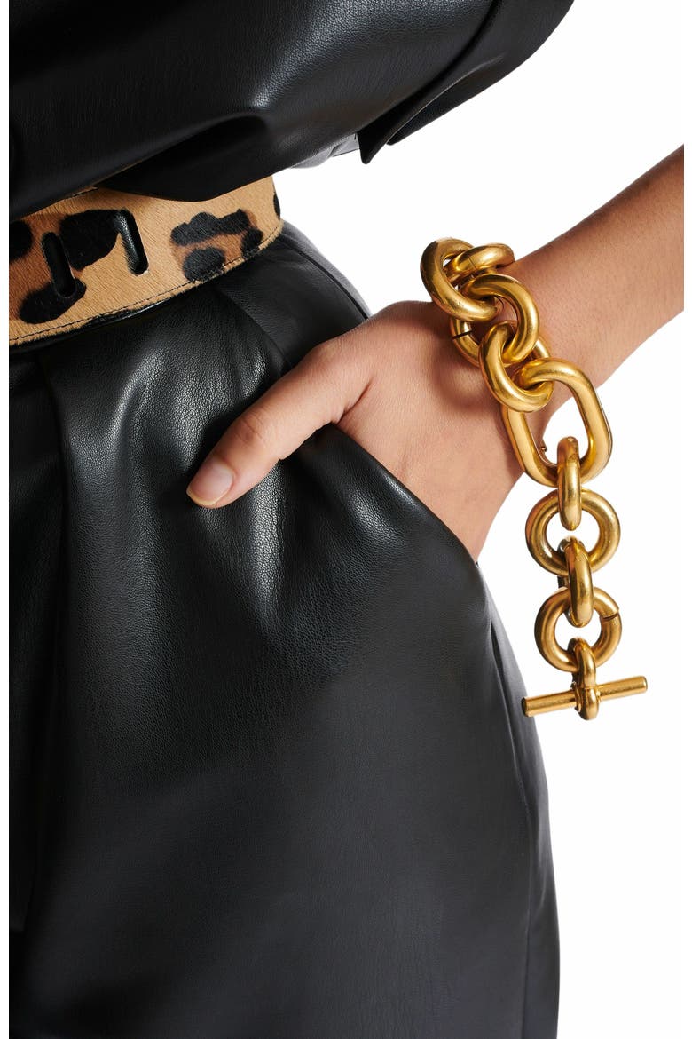 Sync Brass Chain Bracelet, Alternate, color, Gold
