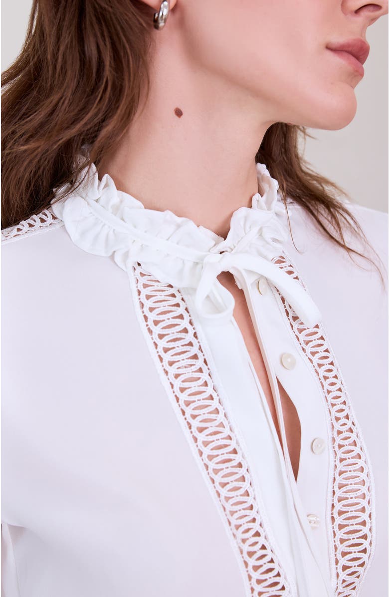 Anne Fontaine Rozela Shirt, Alternate, color, White