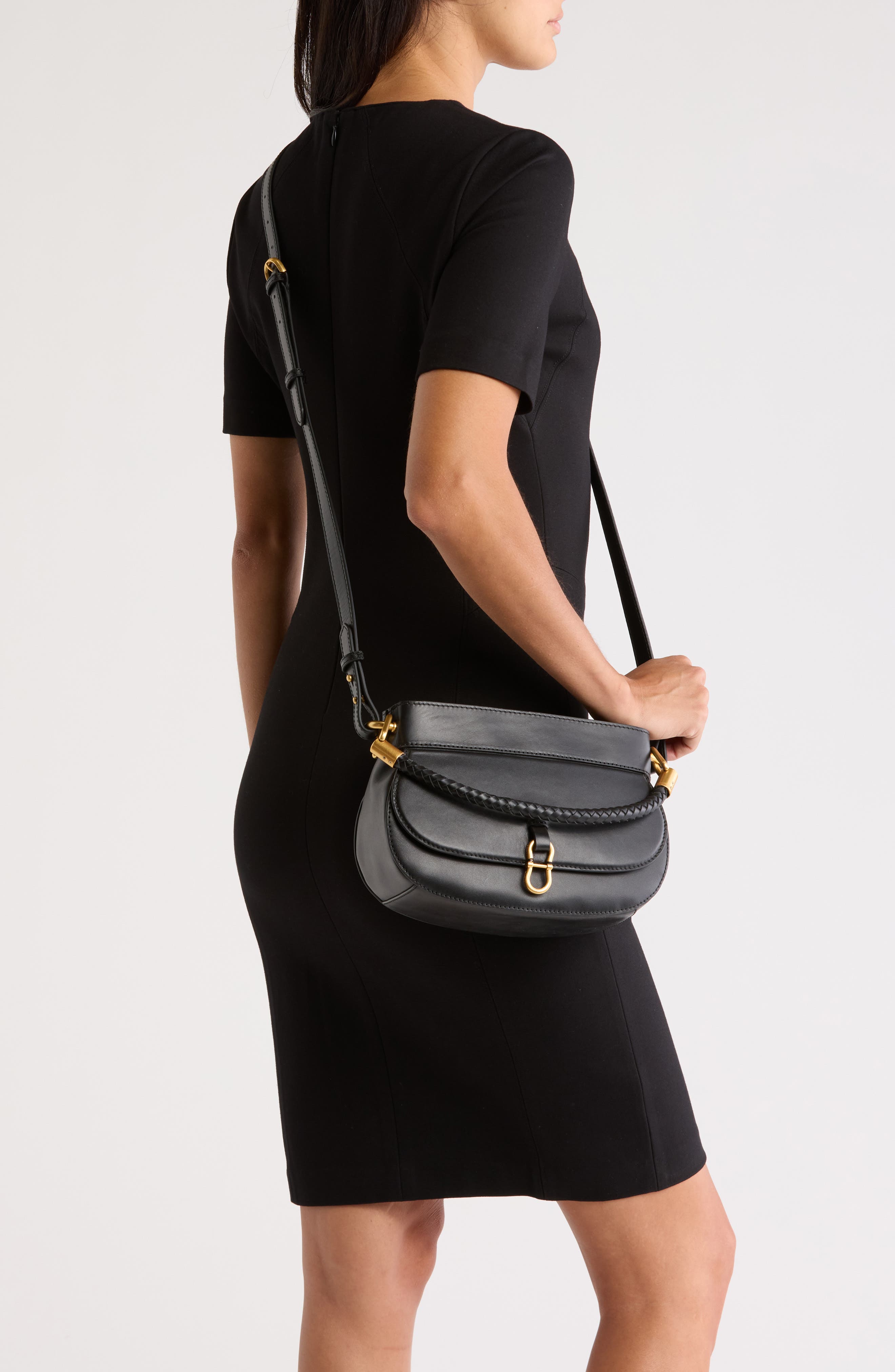 Vince Camuto Dahna Top Handle Leather Satchel, Alternate, color, 