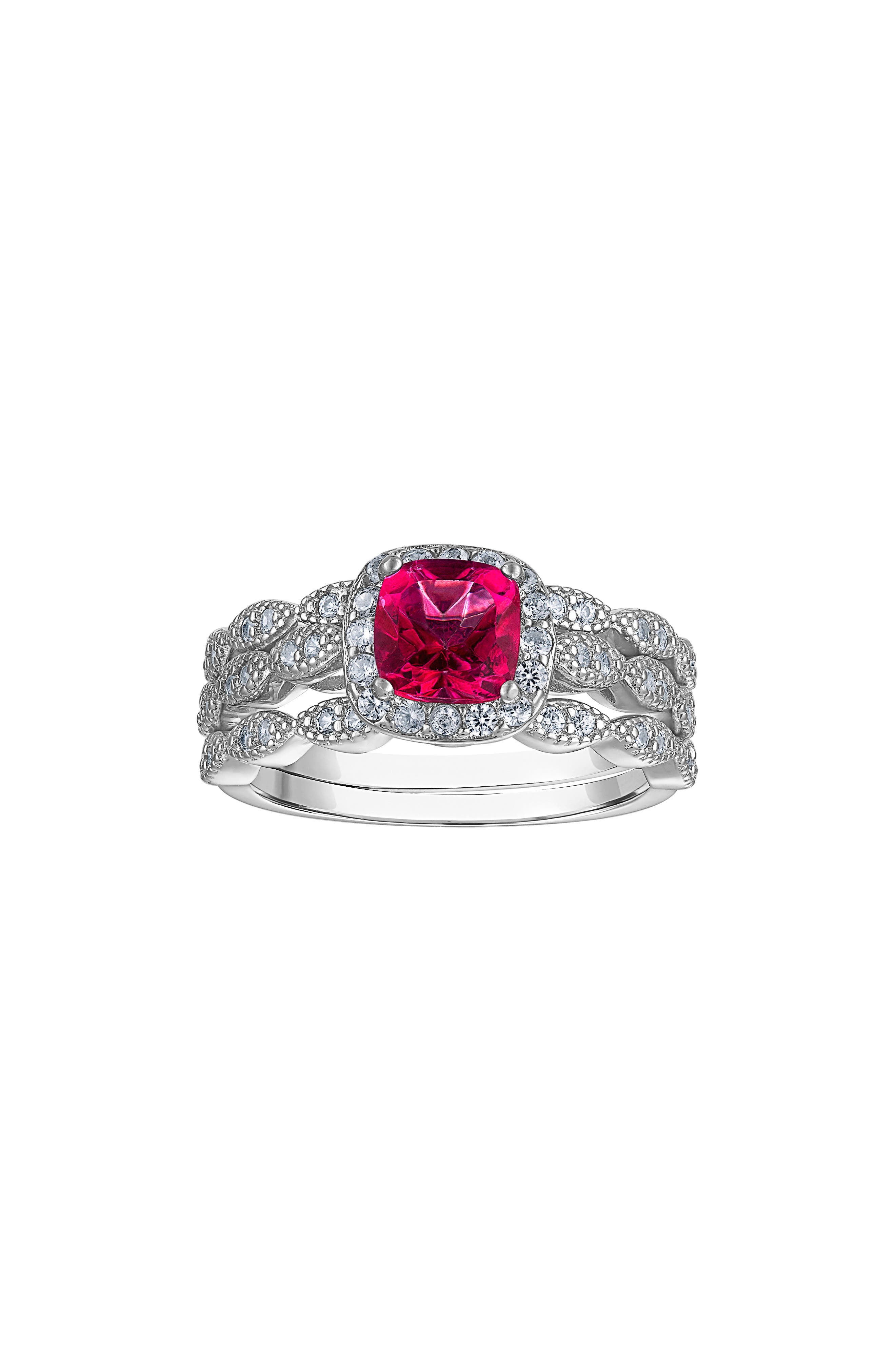 FZN Pink Topaz Sterling Silver Ring