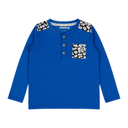 Mixed Up Clothing Boys Pocket Long-Sleeve Henley Shirt