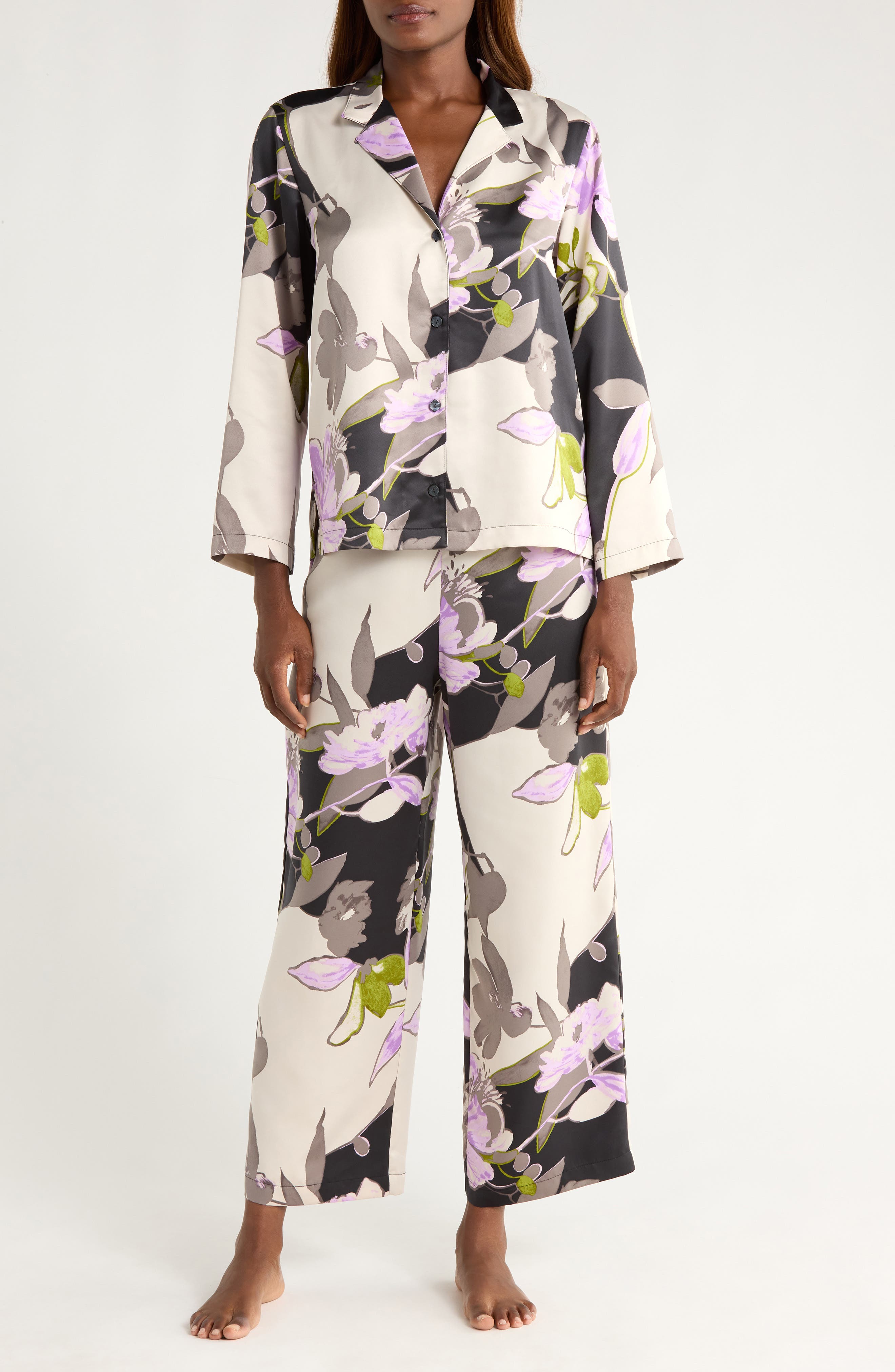 Natori Tsubaki Floral Pajamas