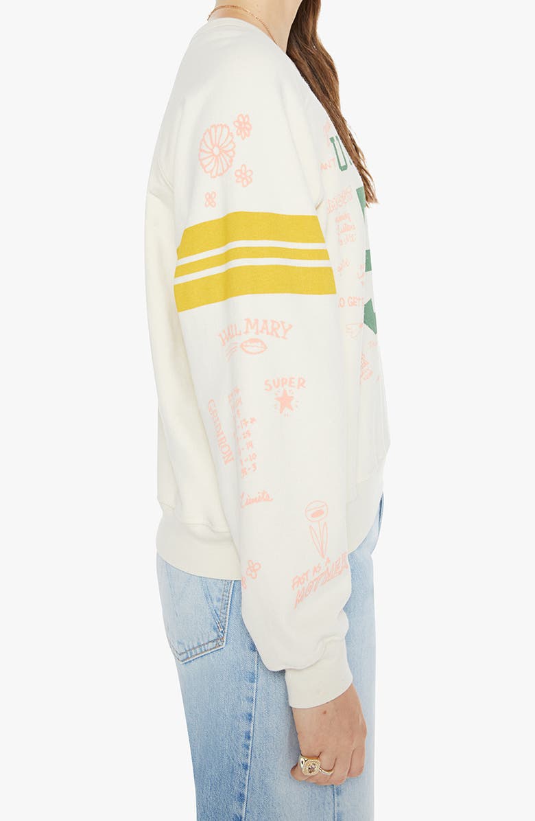 MOTHER The Biggie Concert Cotton Graphic Sweatshirt, Alternate, color, Underdog