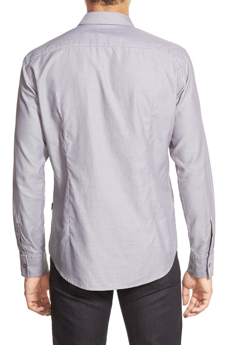 BOSS 'Robbie' Sharp Fit Dobby Sport Shirt, Alternate, color,