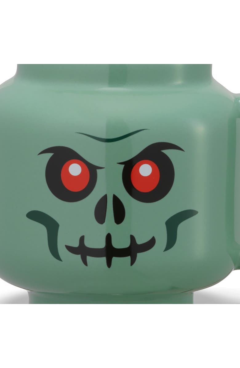 LEGO Green Skeleton Small Ceramic Mug, 8.6oz, Alternate, color,