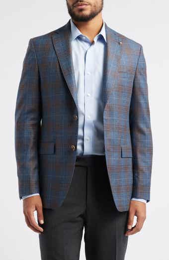 Jack Victor Midland Deco Plaid Super 130s Wool Sport Coat