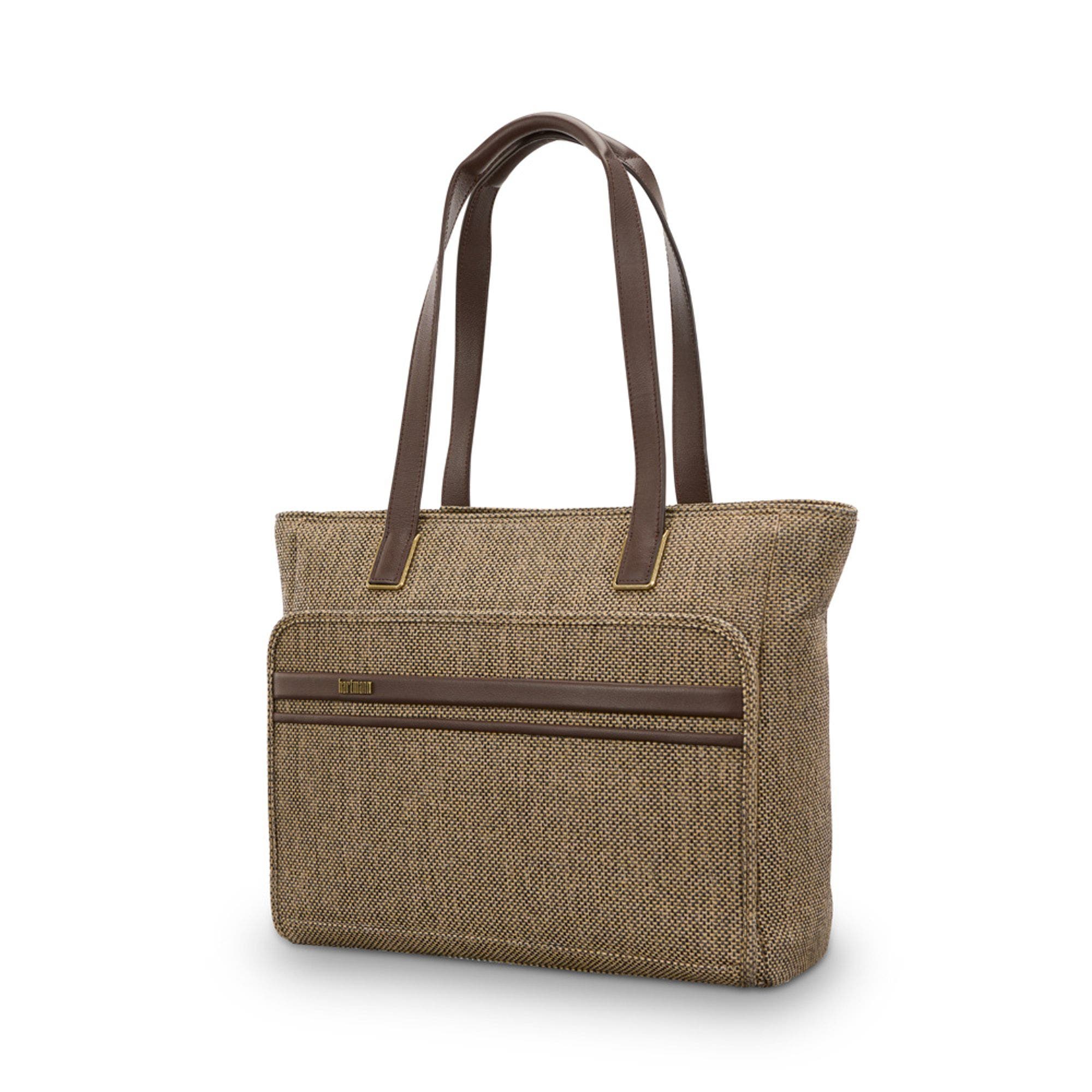 Tweed Carryall Tote, Alternate, color, Tweed/Natural Leather