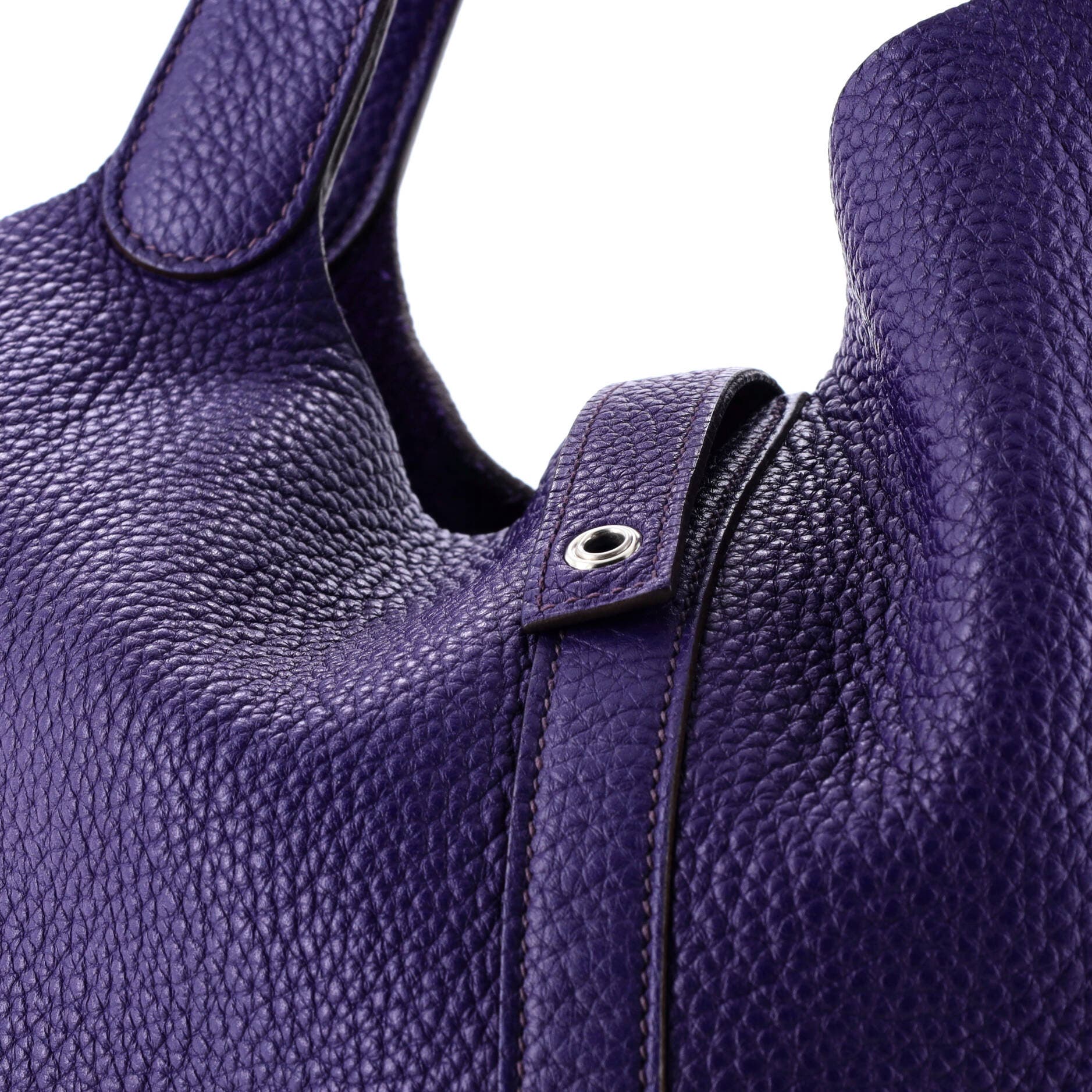 Pre-Owned Hermes Picotin Lock Bag Clemence GM, Alternate, color, Iris