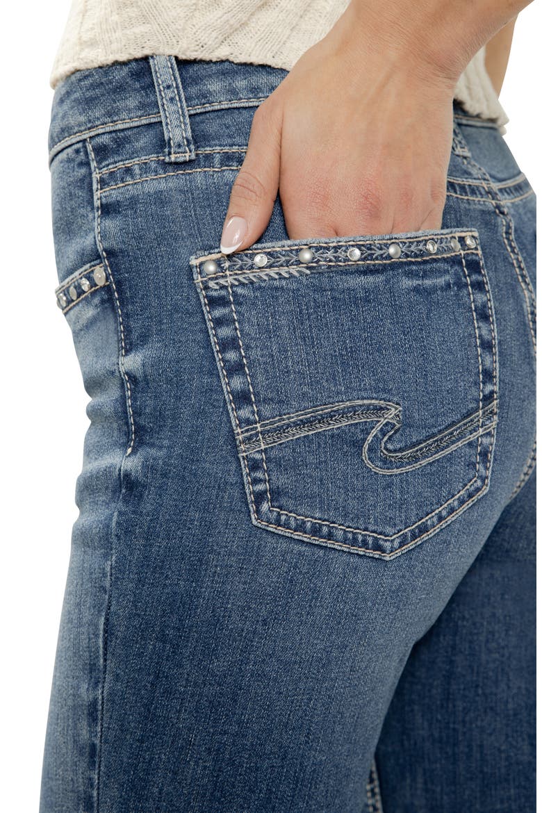 Avery Embellished Curvy Bootcut Jeans, Alternate, color, CROSSROADS