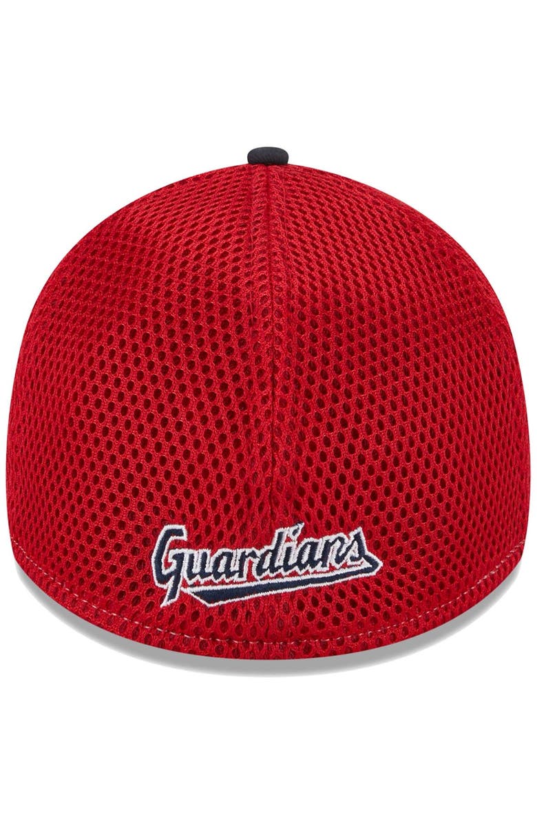 New Era Men's New Era Navy Cleveland Guardians Team Neo 39THIRTY Flex Hat, Alternate, color, Navy