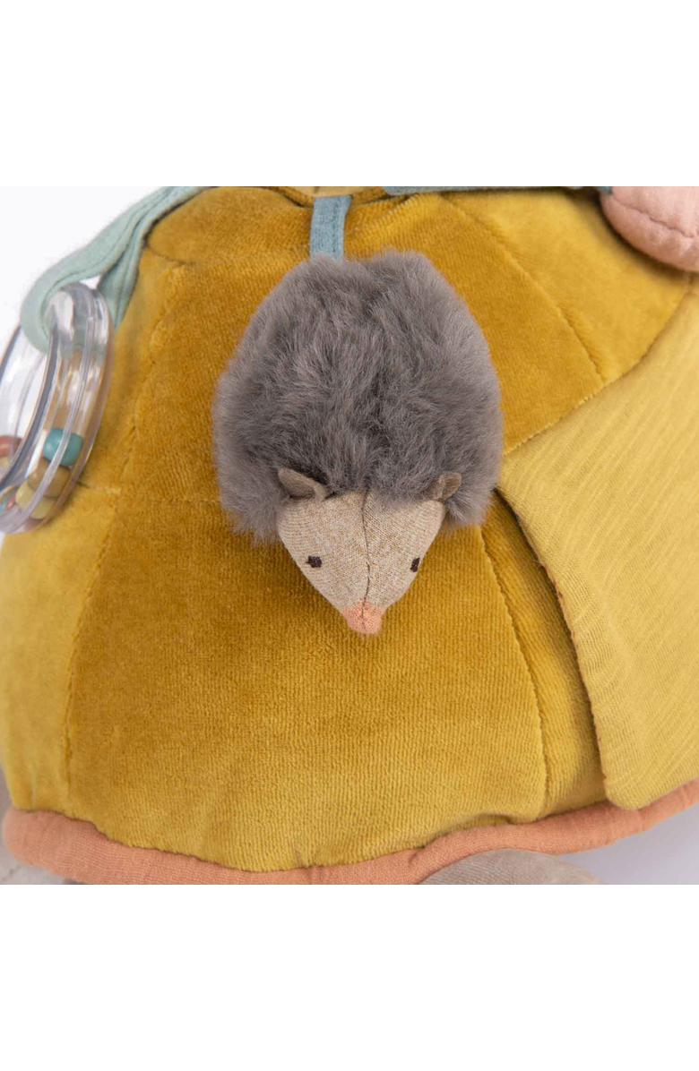 Moulin Roty Large activity turtle Three Little Rabbits, Alternate, color, Beige