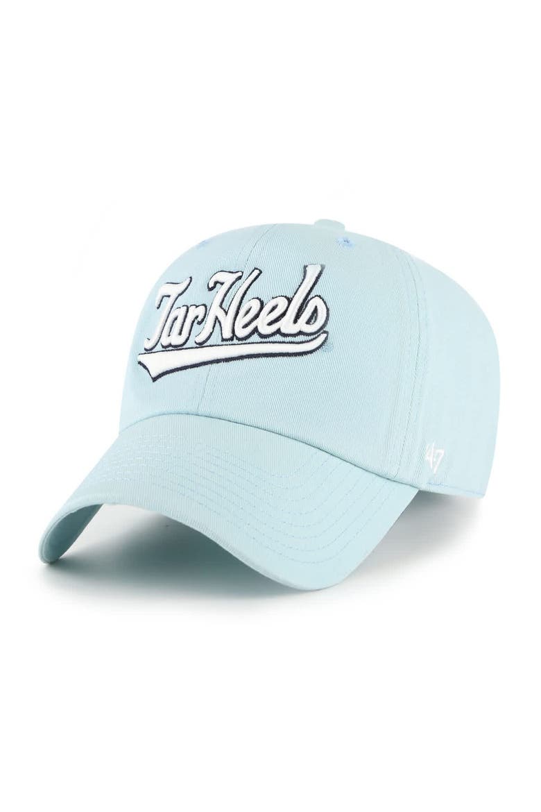 Men's '47 Light Blue North Carolina Tar Heels Clean Up Adjustable Hat, Main, color, Light Blue