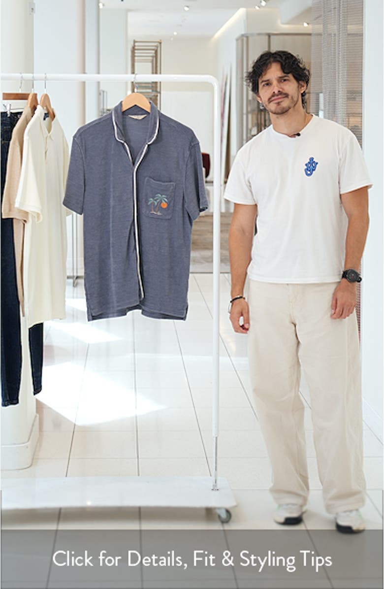 Cabana Terry Cloth Camp Shirt, sales video thumbnail