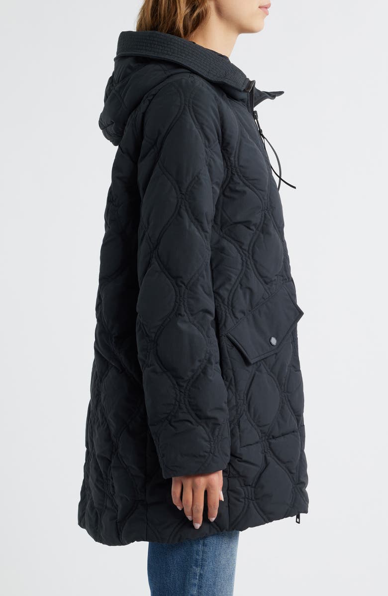 Canada Goose Alessia Quilted Hooded Jacket, Alternate, color, Black - Noir