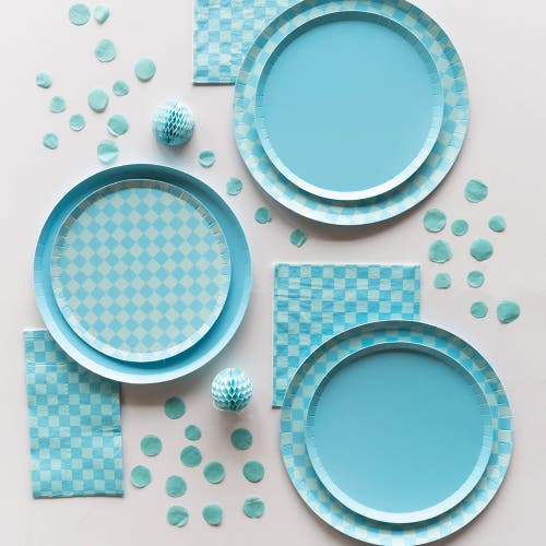 Jollity & Co Shade Collection Dinner Plates In Cerulean